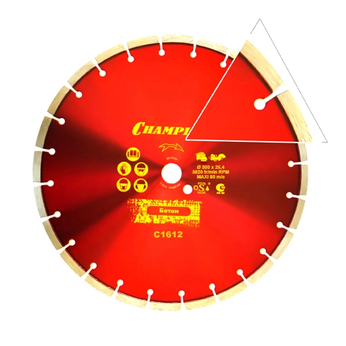 Диск алмазный CHAMPION бетон ST 350/25,4/10 CONCREMAX
