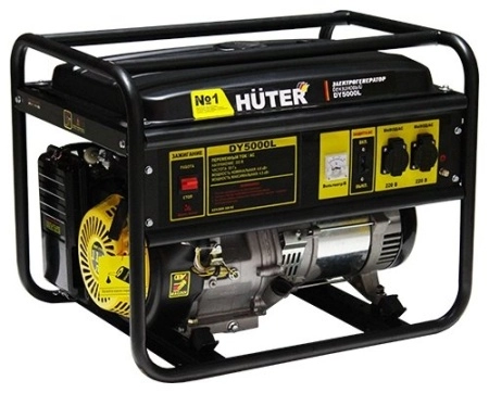 Портативный бензогенератор HUTER DY5000L