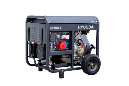 Дизельный генератор HYUNDAI DHY 8000LE-3