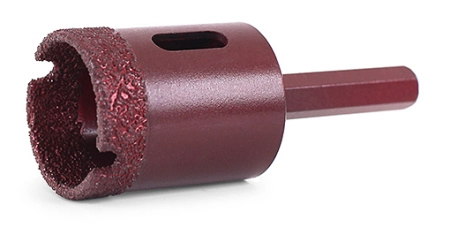 Коронка алмазная вакуумная для сверления камня D6-10W-30L-Ш8 (сухое и мокрое сверление)
