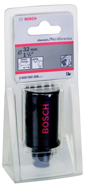 Коронка алмазная BOSCH Ф32х51мм (DIAMOND FOR HARD CERAMICS 2608580306)