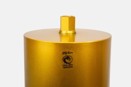 Коронка алмазная 1 1/4" 254/400/17 сегм. по бетону Golden Dragon