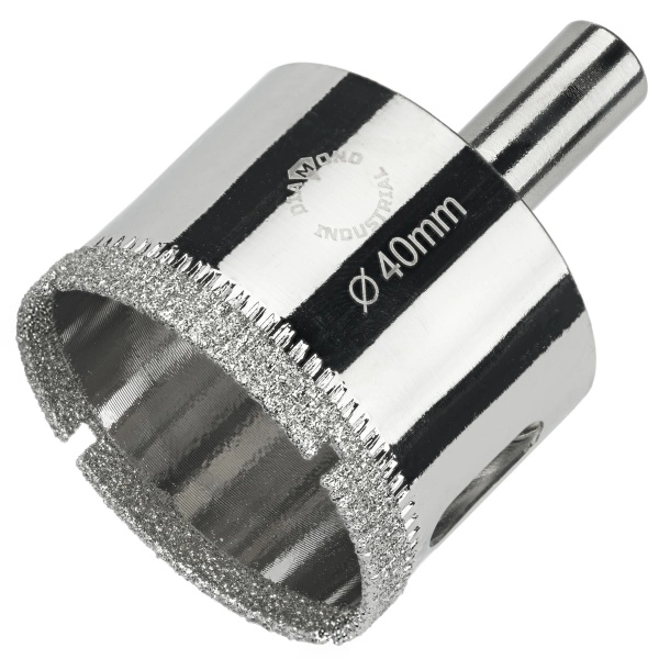 Алмазная коронка по керамике, плитке и стеклу 40 мм Diamond Industrial