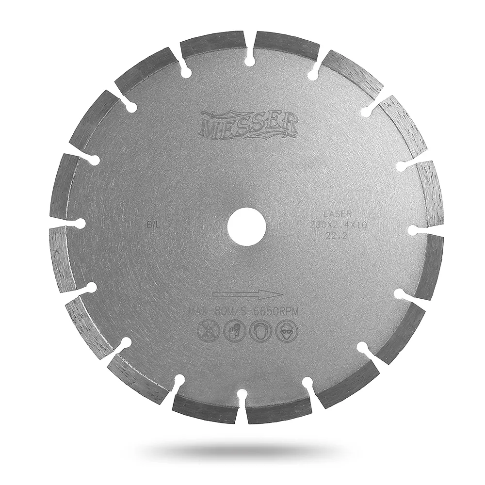 Диск сегментный для резки бетона B/L, сухой, 150D-2.4T-10W-12S-22.2