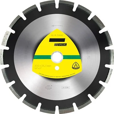 Алмазный диск KLINGSPOR 400X3,4X20/24W/10/S/DT/SUPRA/DT602A