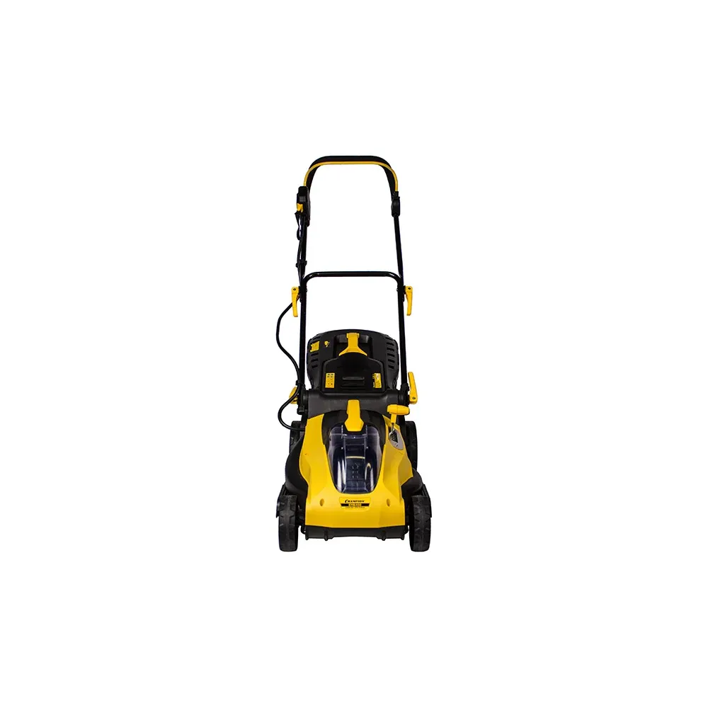 фото аккумуляторная газонокосилка champion e emb400