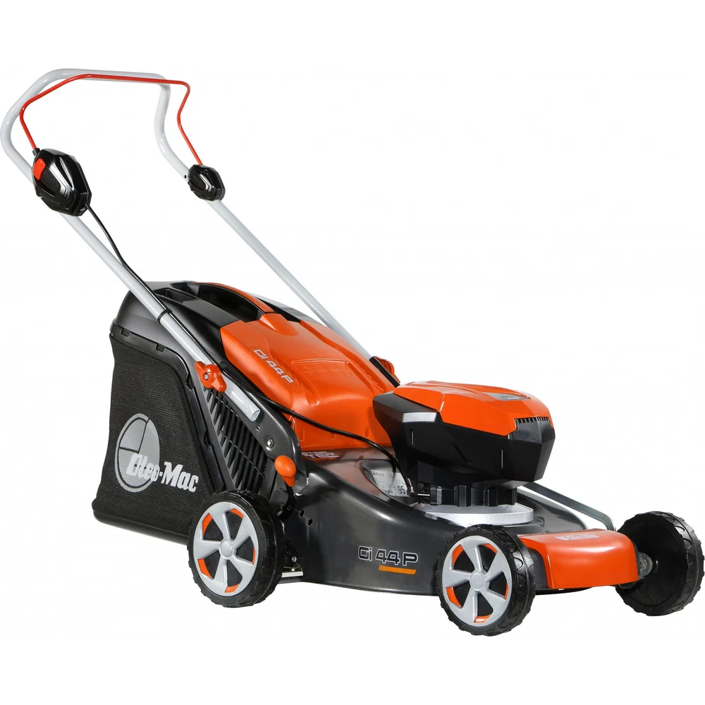 фото аккумуляторная газонокосилка oleo-mac gi 44p