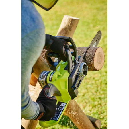 фото бесщеточная аккумуляторная цепная пила ryobi one+ ocs1830 5133002829