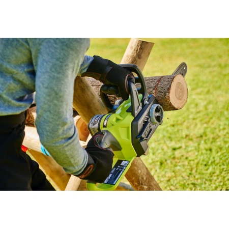фото бесщеточная аккумуляторная цепная пила ryobi one+ ocs1830 5133002829