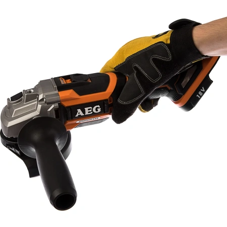 фото бесщеточная угловая шлифмашина aeg bews18-125bl-0