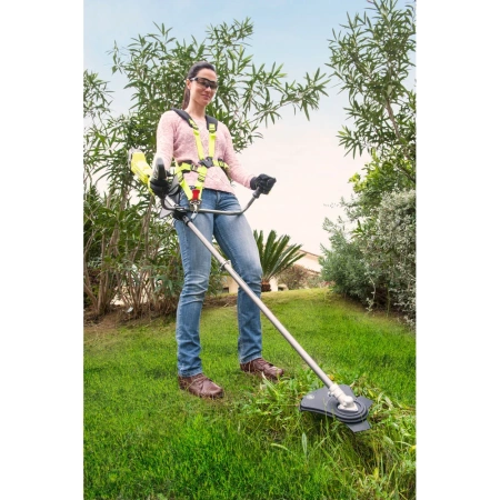 фото аккумуляторный триммер ryobi one+ rbc18x20b4f