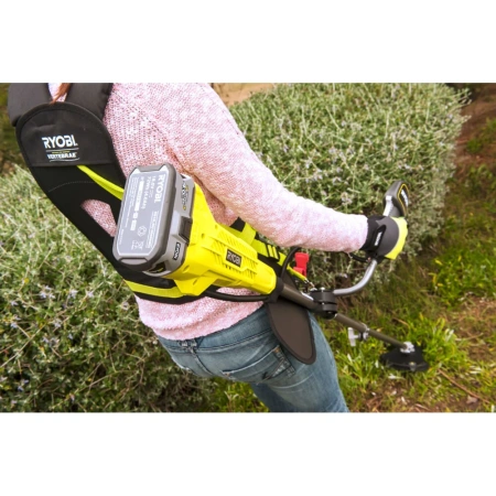 фото аккумуляторный триммер ryobi one+ rbc18x20b4f