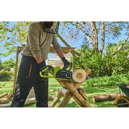 фото бесщеточная аккумуляторная цепная пила ryobi one+ ocs1830 5133002829
