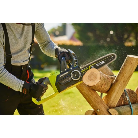 фото бесщеточная аккумуляторная цепная пила ryobi one+ ocs1830 5133002829
